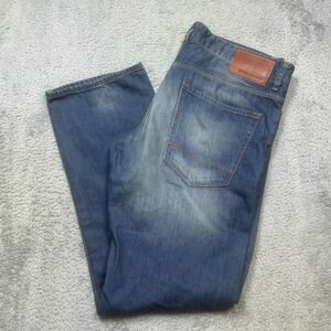 Hugo Boss Jeans‎ 36X32 Orange 25 Label Relaxed Fit Button Fly 100% Cotton Denim